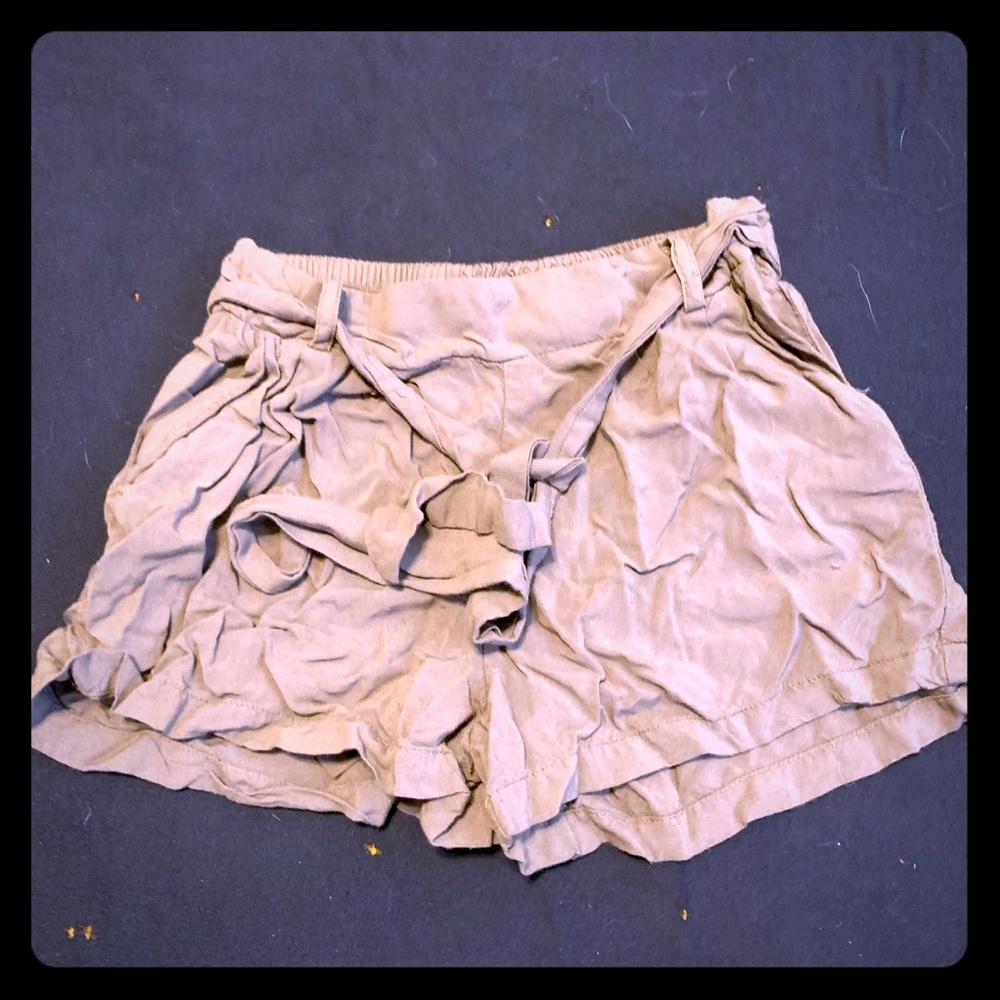Green shorts